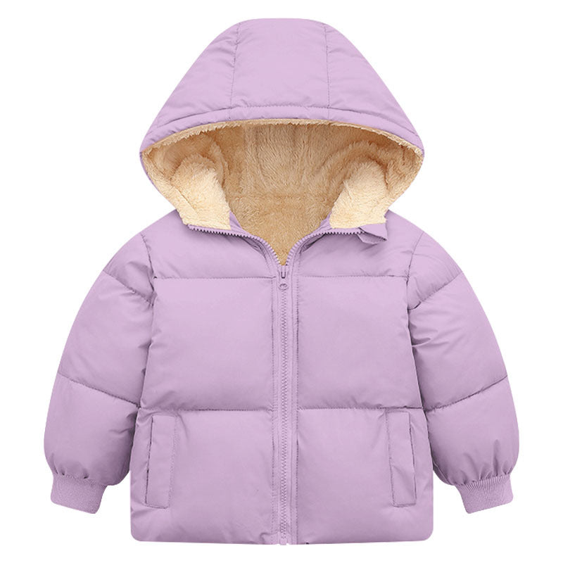 Aideaone Baby Winter Coat with Hooded Toddler Boys Girls Puffer Jackets for 12M-5T
