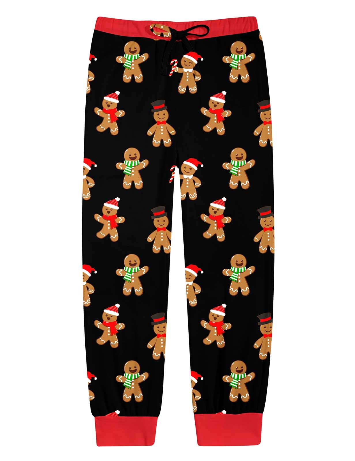 Aideaone Boys Christmas Pajama Pants Kids Long PJ Bottoms with Pockets 3D Print Sleepwear for Boys 7-16 Years