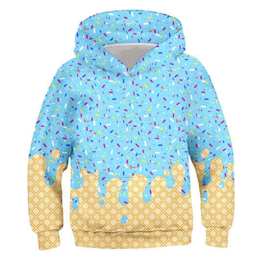 Aideaone Boys Hoodies for Kids 3D Printed Hooded Sweatshirt with Pockets Long Sleeve Kids Pullover Tops 6-16 Years