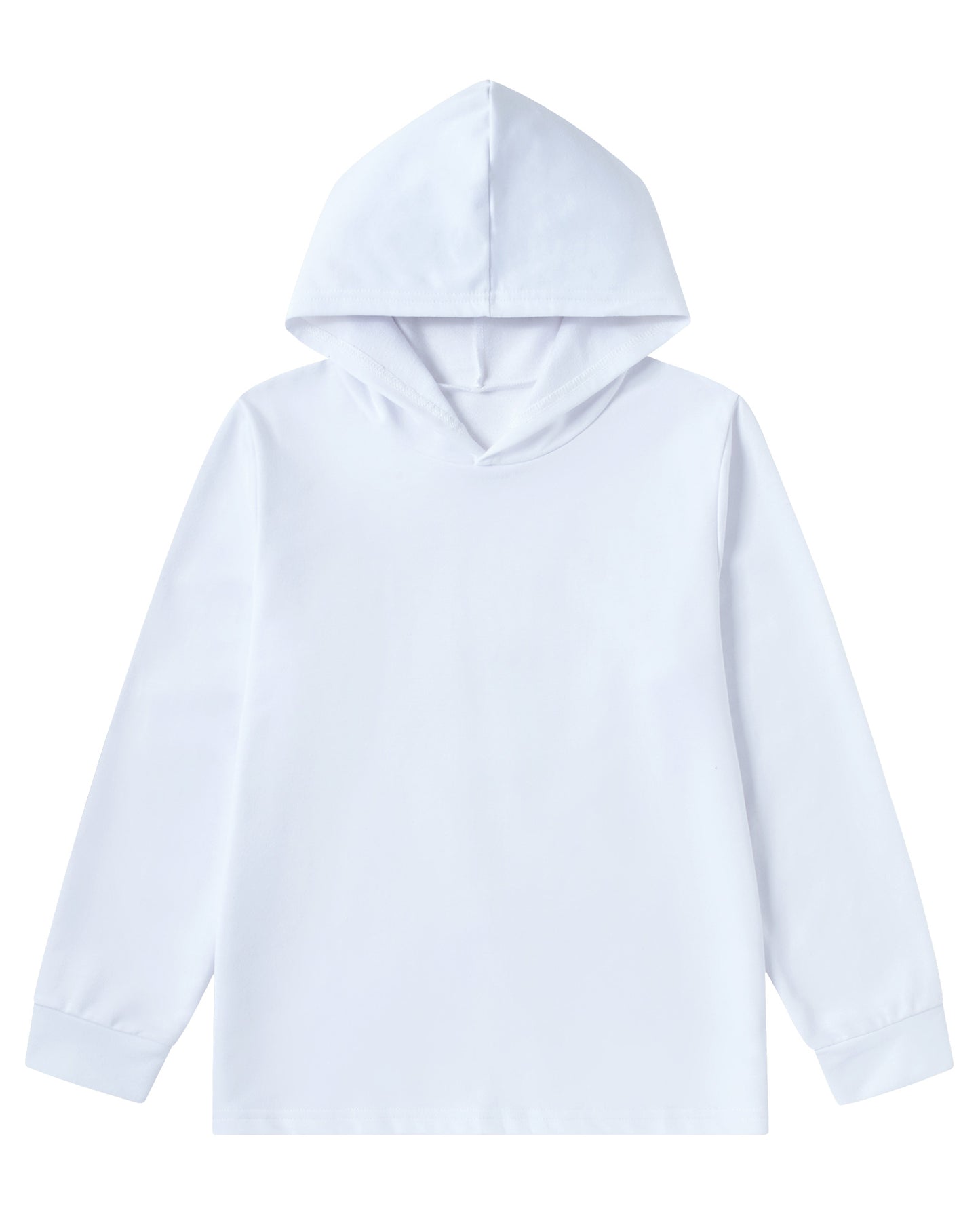 Aideaone Boys' Pullover Hoodies Long Sleeve Kids Hooded Sweatshirts Casual Solid Pullover Tops for Teen Boys 7-16Y