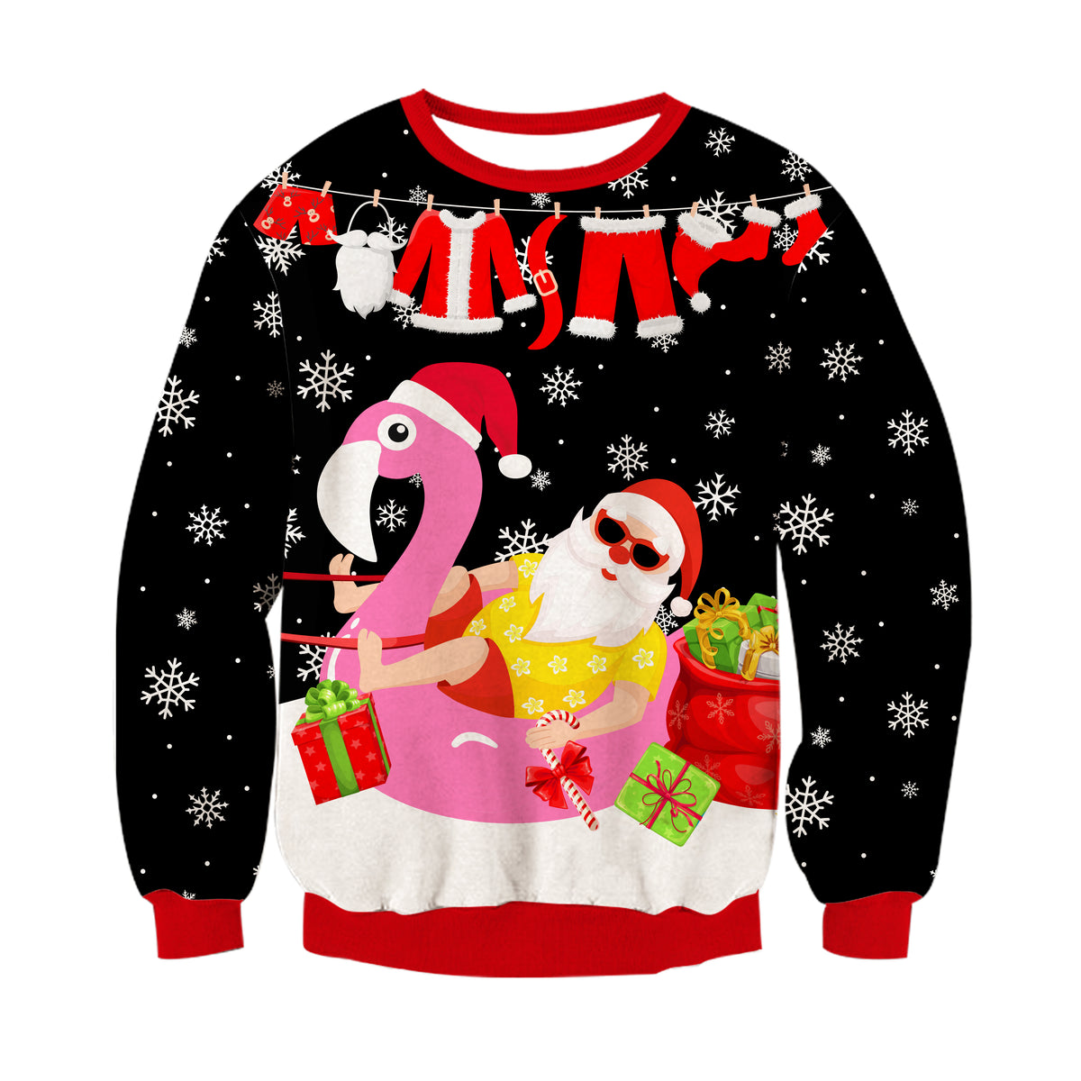 Aideaone Mens Ugly Christmas Sweaters Soft Graphic Pullover Long Sleeve Knitted Sweaters for Christmas Party & Holiday Sweater