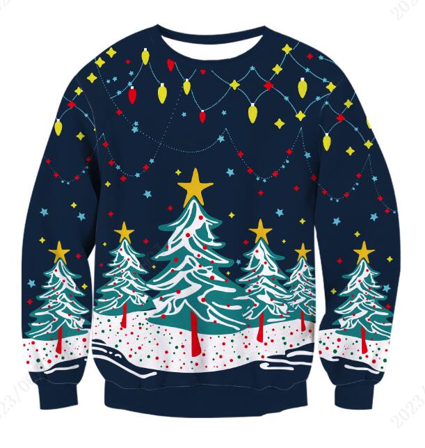 Aideaone Women's Ugly Christmas Sweater Funny Light Up Knit Long Sleeve Pullover