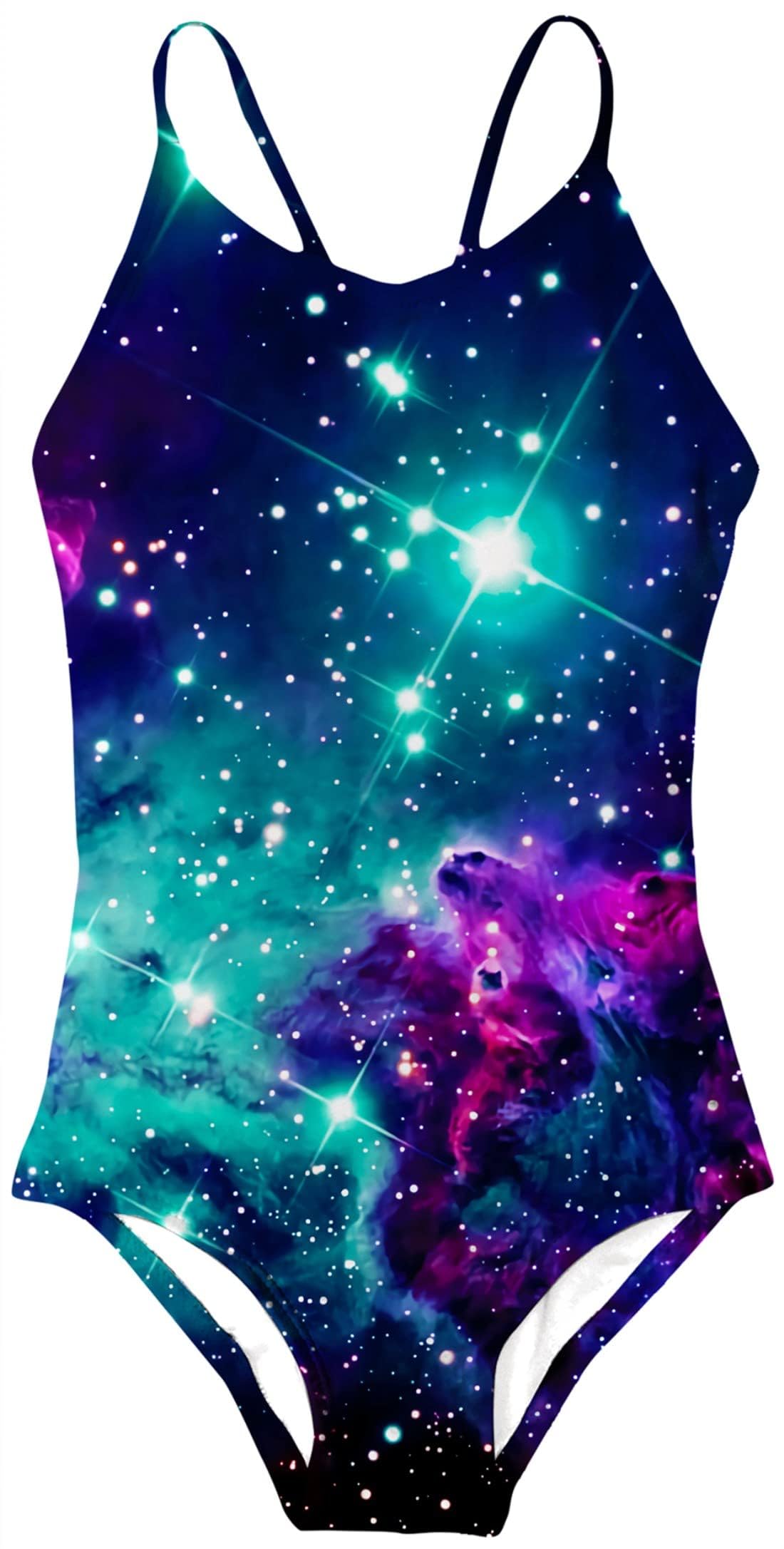 Aideaone Girls One Piece Swimsuits Quick Dry Beach Swimwear Bathing Suit 3-12 Years