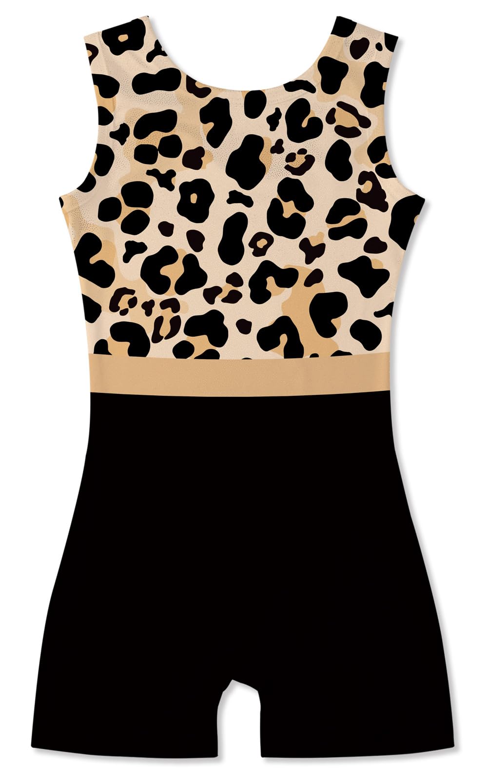 Aideaone Gymnastics Leotards for Girls Leopard Toddler Sparkle Dance Unitards 3-10T