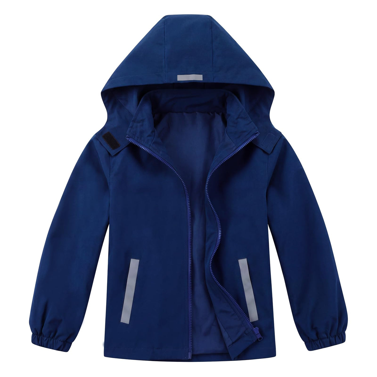 Aideaone Kids Rain Jacket for Boys and Girls Lightweight Waterproof Hooded Windbreaker Raincoats