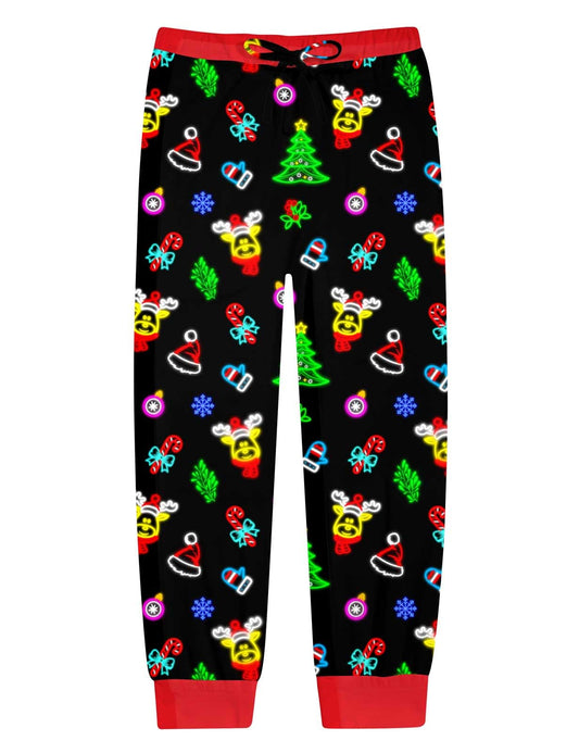 Aideaone Boys Christmas Pajama Pants Kids Long PJ Bottoms with Pockets 3D Print Sleepwear for Boys 7-16 Years