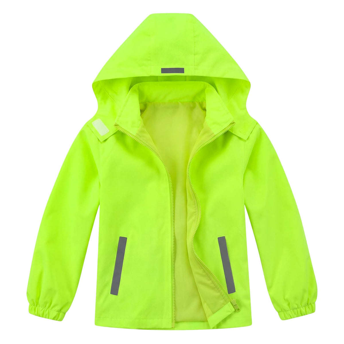 Aideaone Kids Rain Jacket for Boys and Girls Lightweight Waterproof Hooded Windbreaker Raincoats
