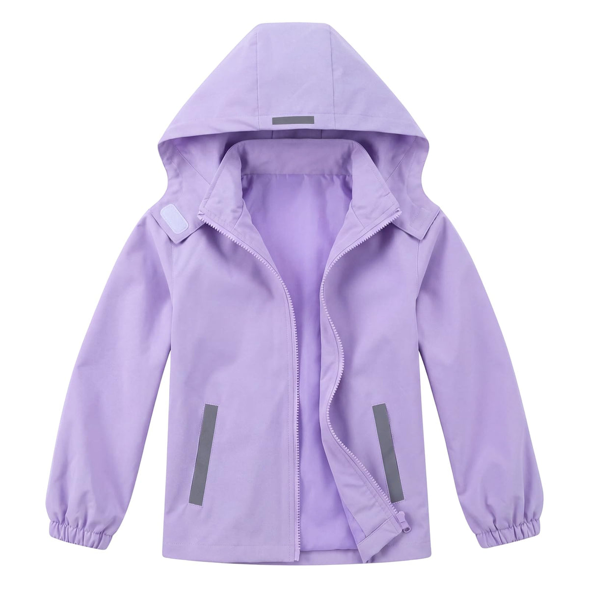 Aideaone Kids Rain Jacket for Boys and Girls Lightweight Waterproof Hooded Windbreaker Raincoats