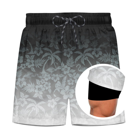 Aideaone Mens Swimming Trunks with Compression Liner Swim Shorts 7 inch Quick Dry Bathing Suit Anti Chafe Boardshorts