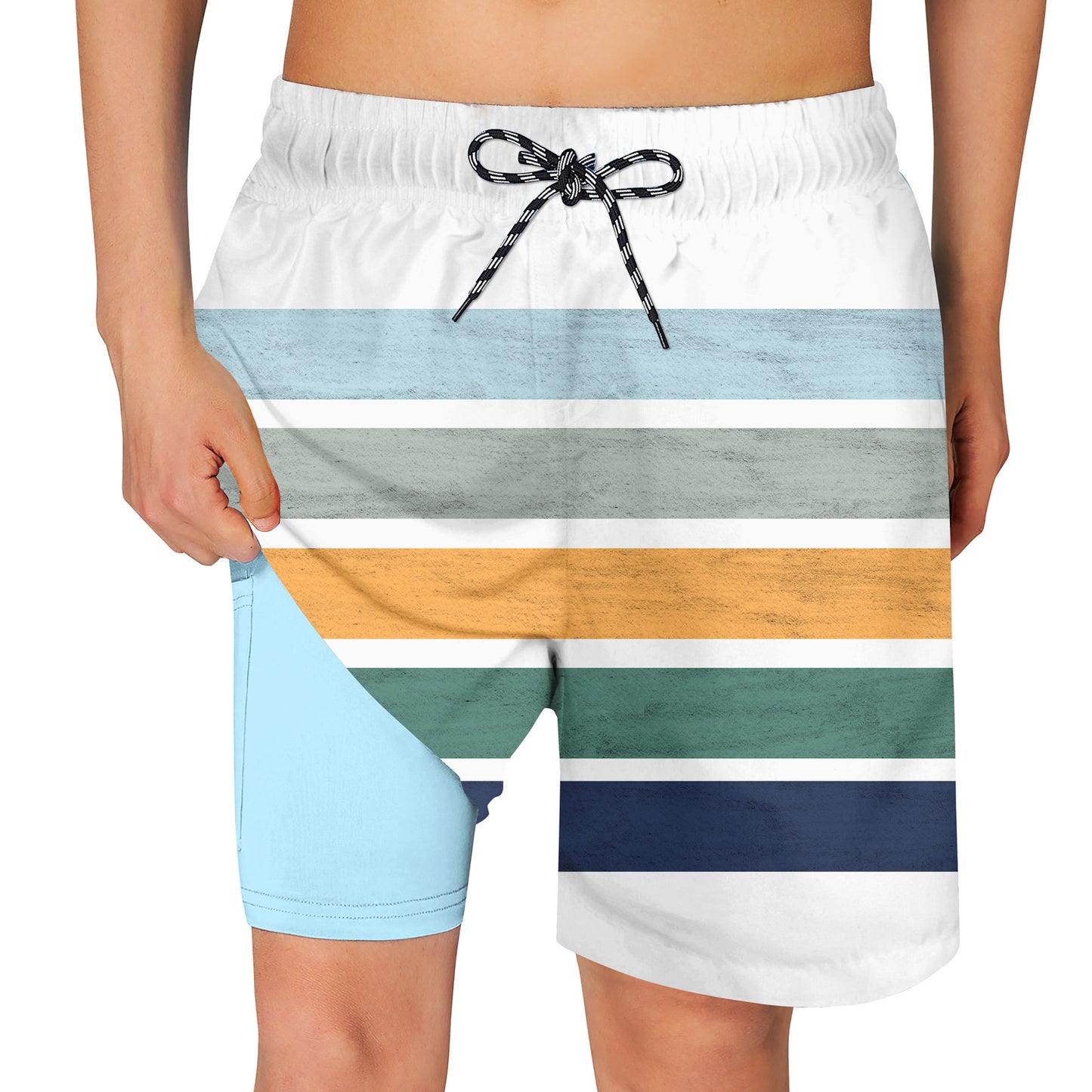Aridak Boys Swim Trunks for 5-16 Years Compression Liner Swimsuit Shorts Swimwear Boxer Bathing Suit