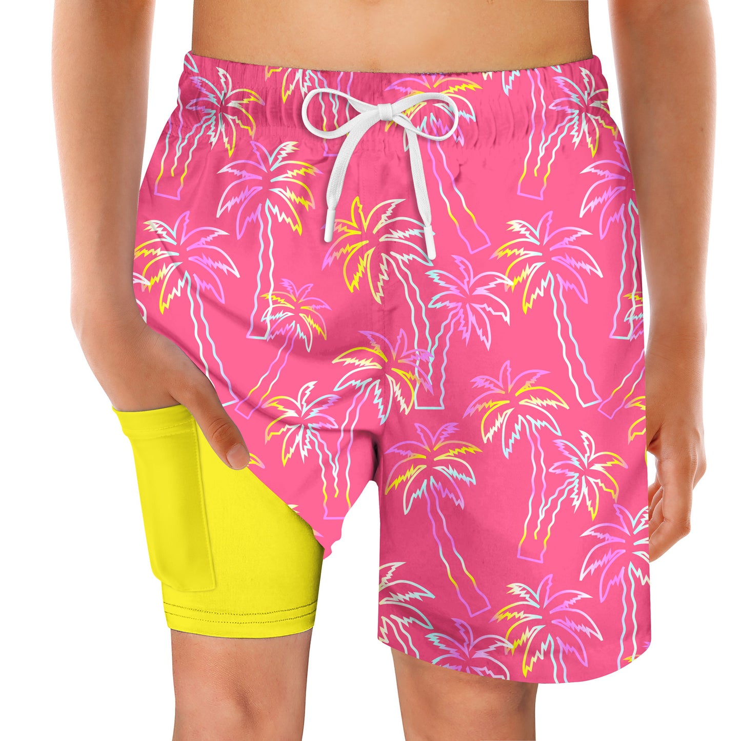 Aridak Boys Swim Trunks for 5-16 Years Compression Liner Swimsuit Shorts Swimwear Boxer Bathing Suit
