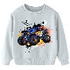 Aideaone Toddler Boys Sweatshirt Long Sleeve Boys Tractor/Truck Printed Sweatshirt Kids Crewneck Pullover Tops 3-6T