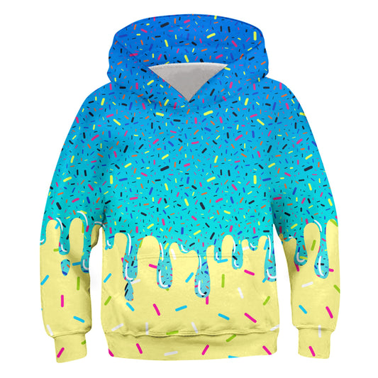 Aideaone Boys Hoodies for Kids 3D Printed Hooded Sweatshirt with Pockets Long Sleeve Kids Pullover Tops 6-16 Years