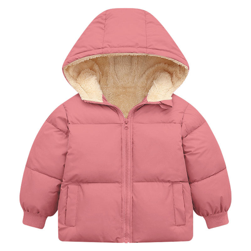 Aideaone Baby Winter Coat with Hooded Toddler Boys Girls Puffer Jackets for 12M-5T