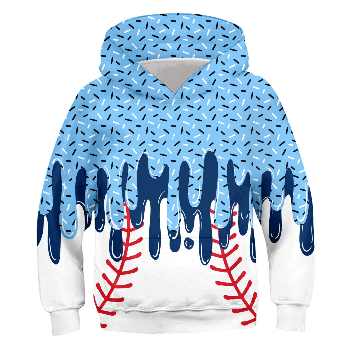 Aideaone Boys Hoodies for Kids 3D Printed Hooded Sweatshirt with Pockets Long Sleeve Kids Pullover Tops 6-16 Years