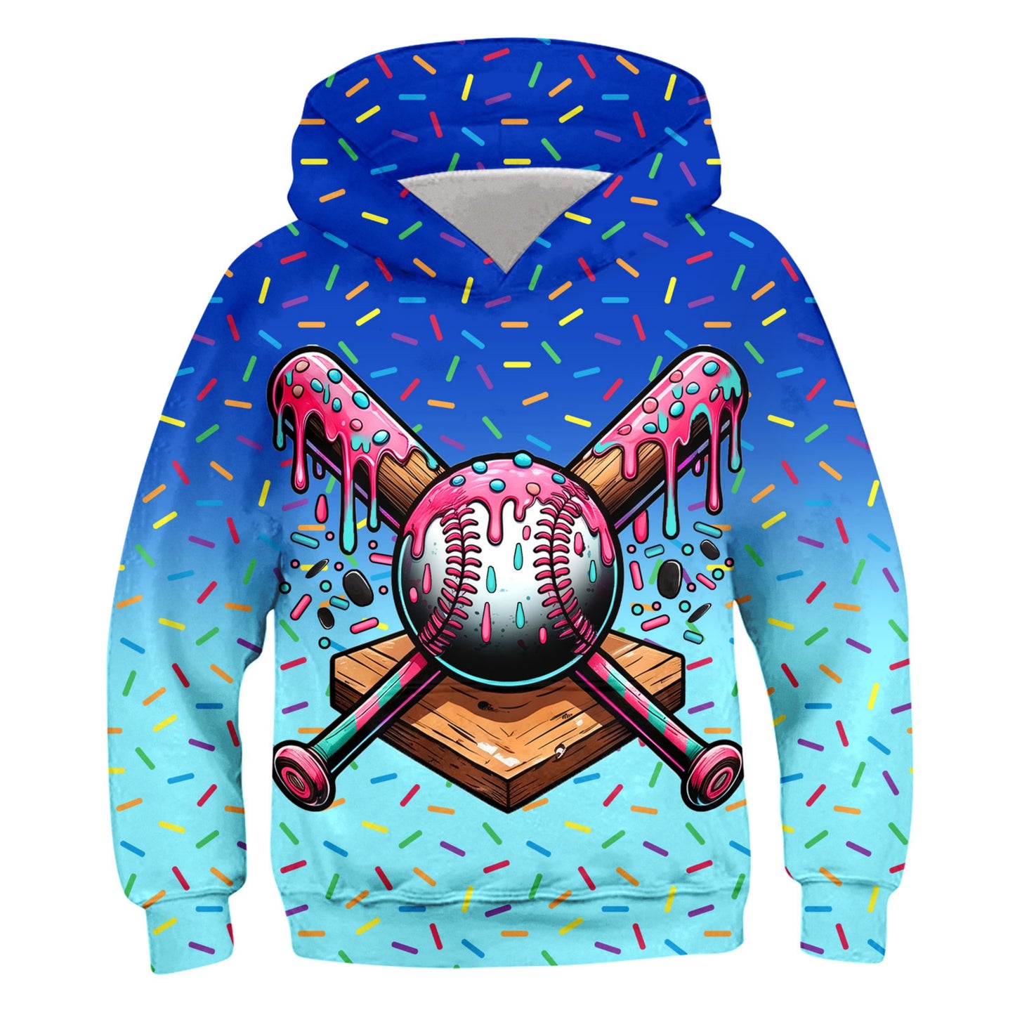 Aideaone Boys Hoodies for Kids 3D Printed Hooded Sweatshirt with Pockets Long Sleeve Kids Pullover Tops 6-16 Years