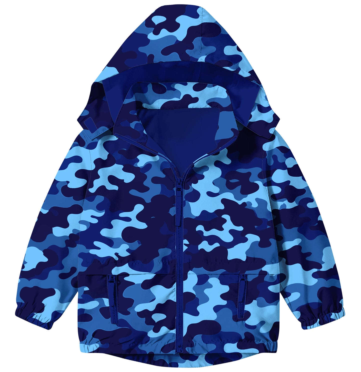 Aideaone Toddler Boys Girls Rain Hooded Jackets Kids Waterproof Rain Coats Lightweight Outwear Jackets 2-8T