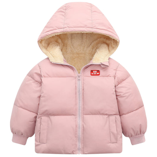 Aideaone Baby Winter Coat with Hooded Toddler Boys Girls Puffer Jackets for 12M-5T