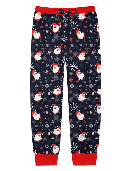 Aideaone Boys Christmas Pajama Pants Kids Long PJ Bottoms with Pockets 3D Print Sleepwear for Boys 7-16 Years