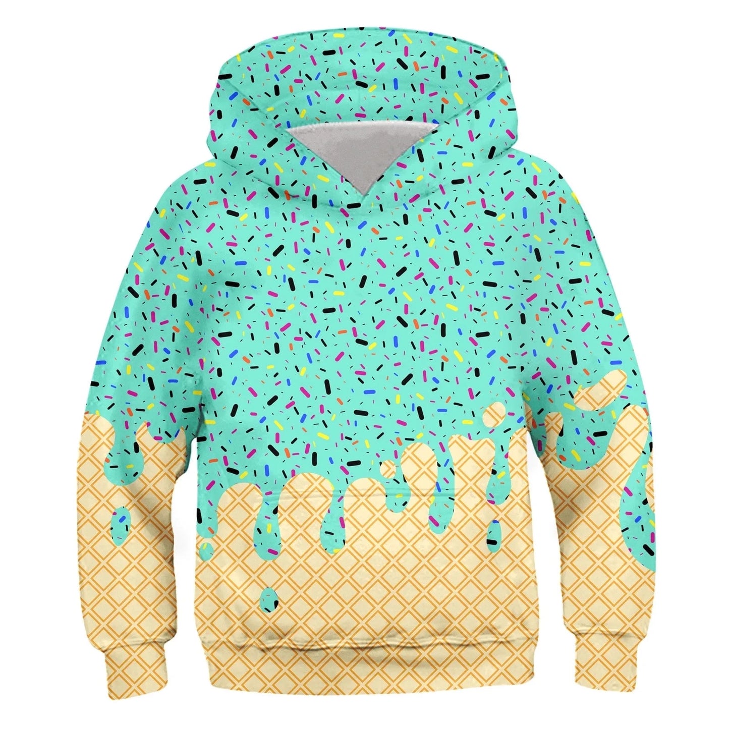 Aideaone Boys Hoodies for Kids 3D Printed Hooded Sweatshirt with Pockets Long Sleeve Kids Pullover Tops 6-16 Years