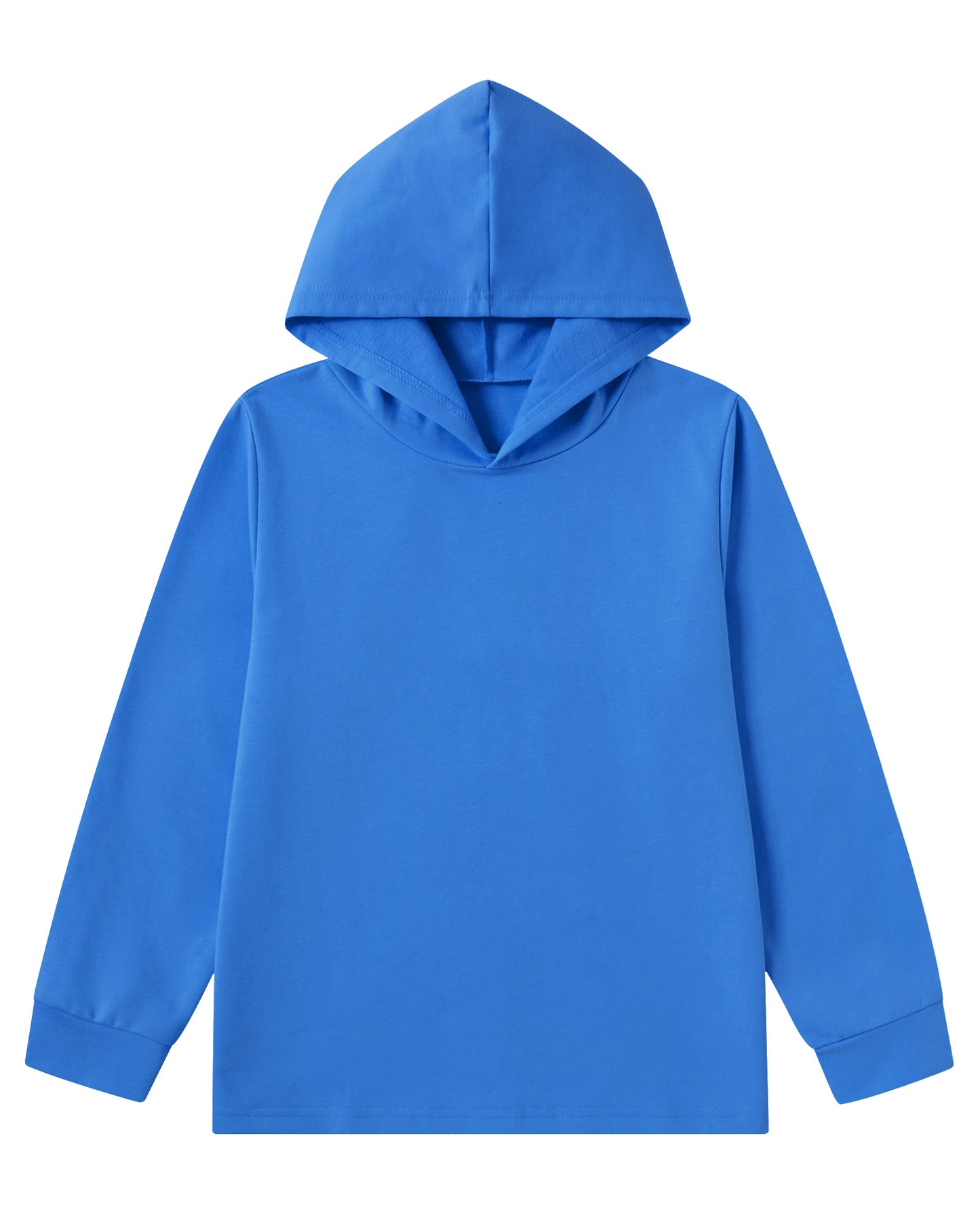 Aideaone Boys' Pullover Hoodies Long Sleeve Kids Hooded Sweatshirts Casual Solid Pullover Tops for Teen Boys 7-16Y