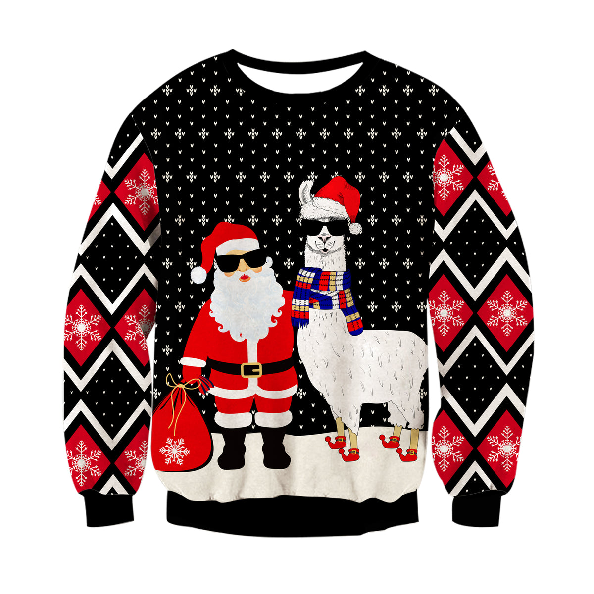 Aideaone Mens Ugly Christmas Sweaters Soft Graphic Pullover Long Sleeve Knitted Sweaters for Christmas Party & Holiday Sweater