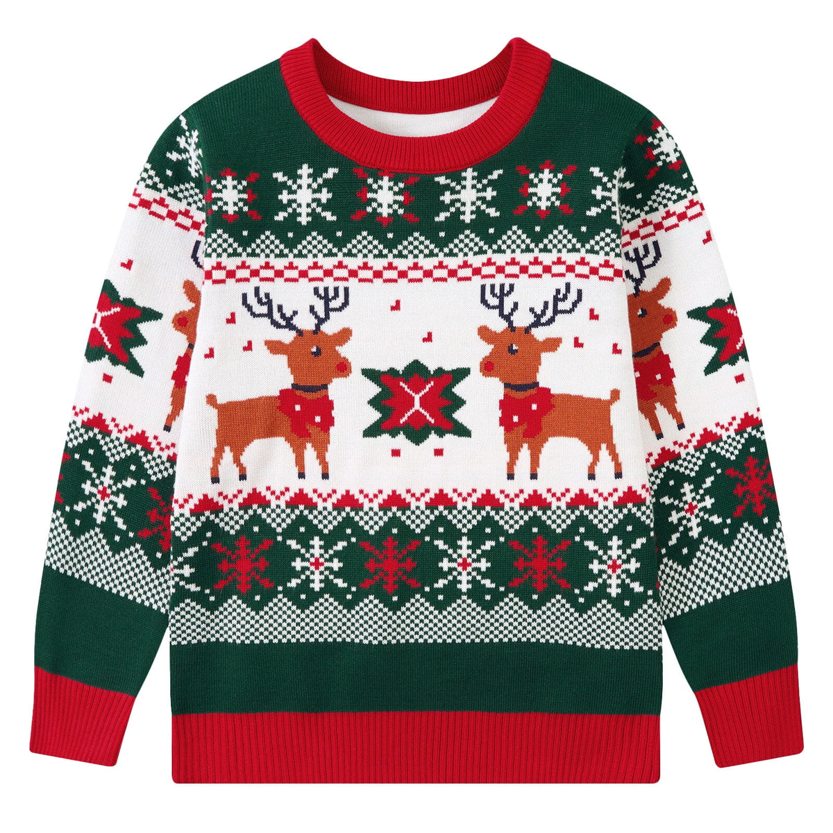 Aideaone Kids Christmas Sweater for Toddler Boys Girls Holiday Knitted Pullover
