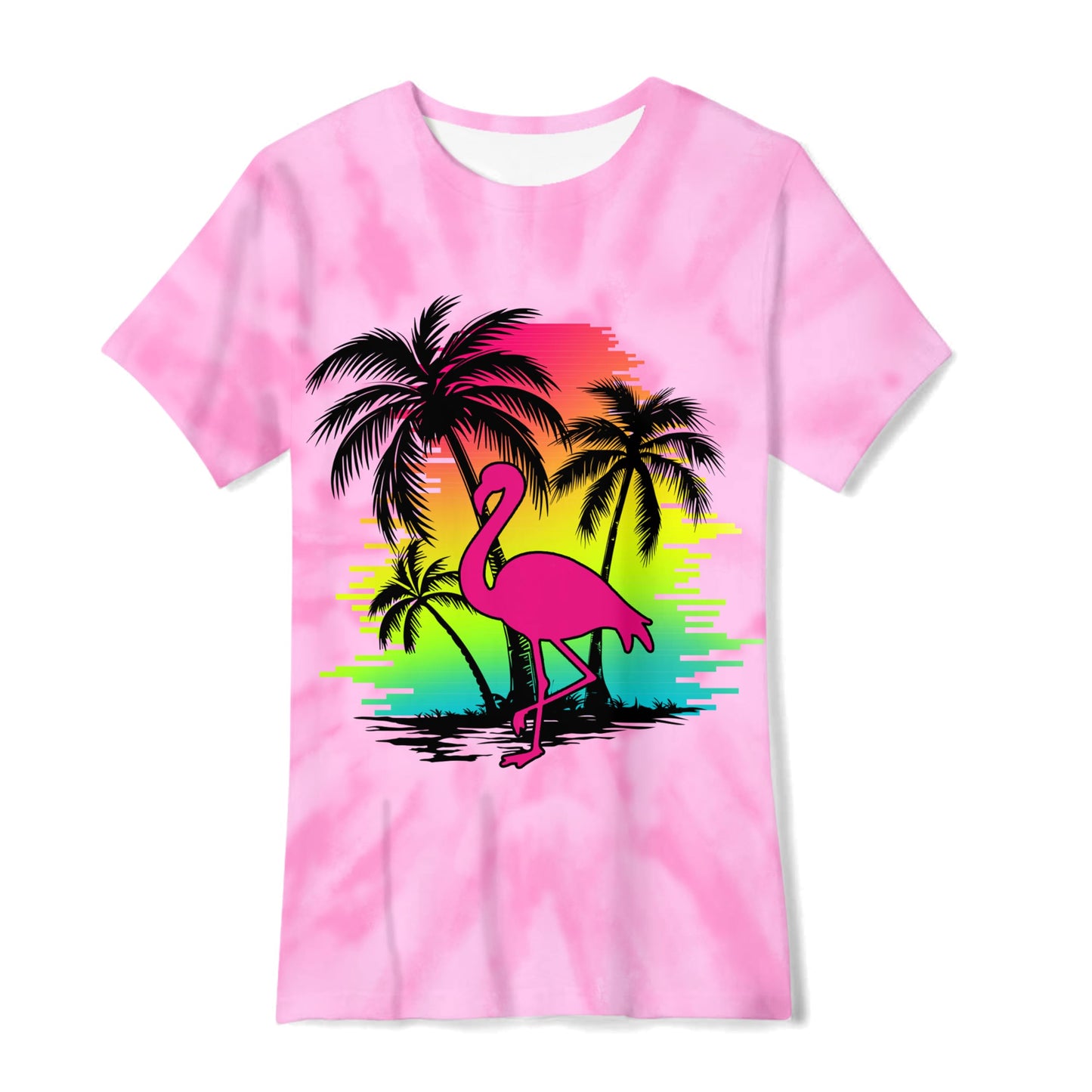 Tie Dye Shirts for Girls Kids Casual T-shirts Crewneck Short Sleeve Tee Top Size 5-12
