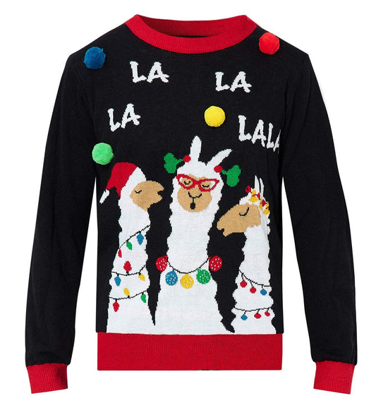 Aideaone Kids Ugly Christmas Sweater Boys Girls Xmas Holiday Party Pullover Tops 3-12 Years