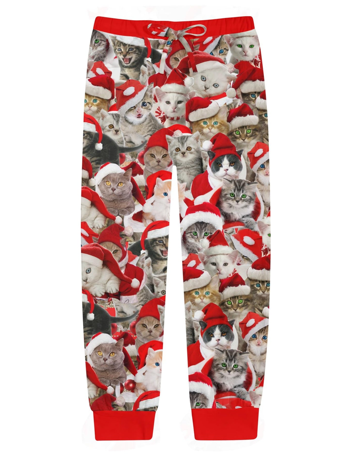 Aideaone Boys Christmas Pajama Pants Kids Long PJ Bottoms with Pockets 3D Print Sleepwear for Boys 7-16 Years
