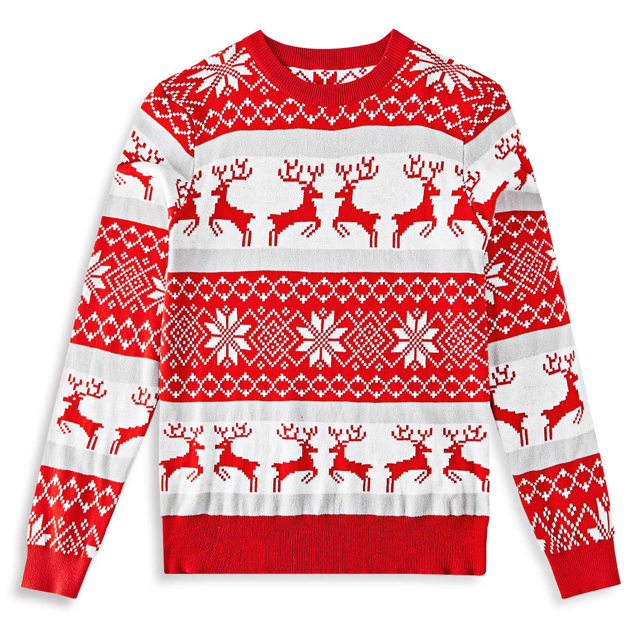 Aideaone Kids Ugly Christmas Sweater Boys Girls Xmas Holiday Party Pullover Tops 3-12 Years