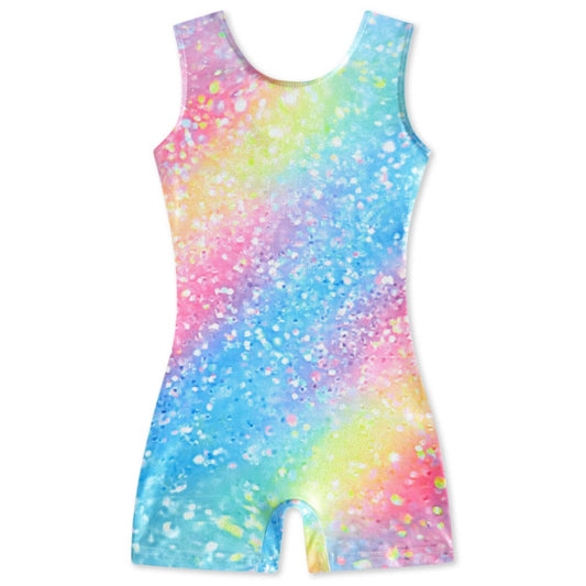 Aideaone Girls Gymnastics Leotards Toddler Unitard Biketard Clothes Cute Kid Dance Outfit 2-10T