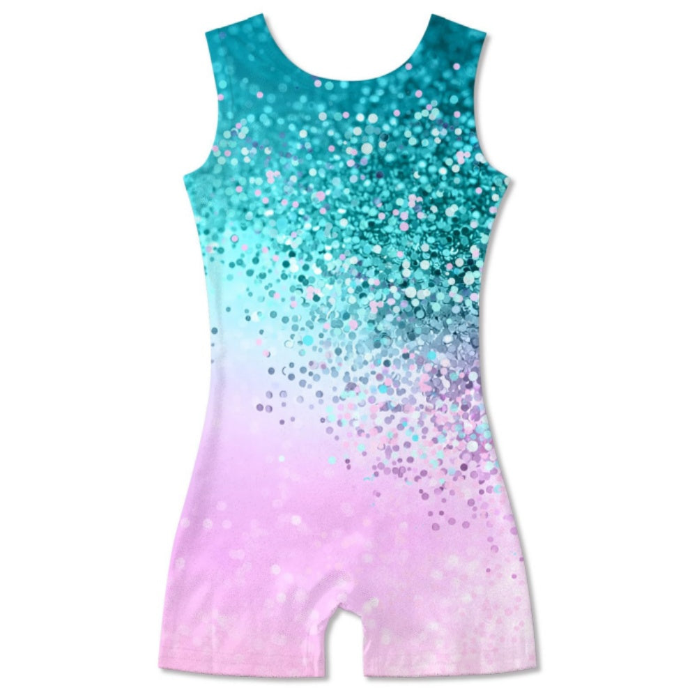 Aideaone Girls Gymnastics Leotards Toddler Unitard Biketard Clothes Cute Kid Dance Outfit 2-10T
