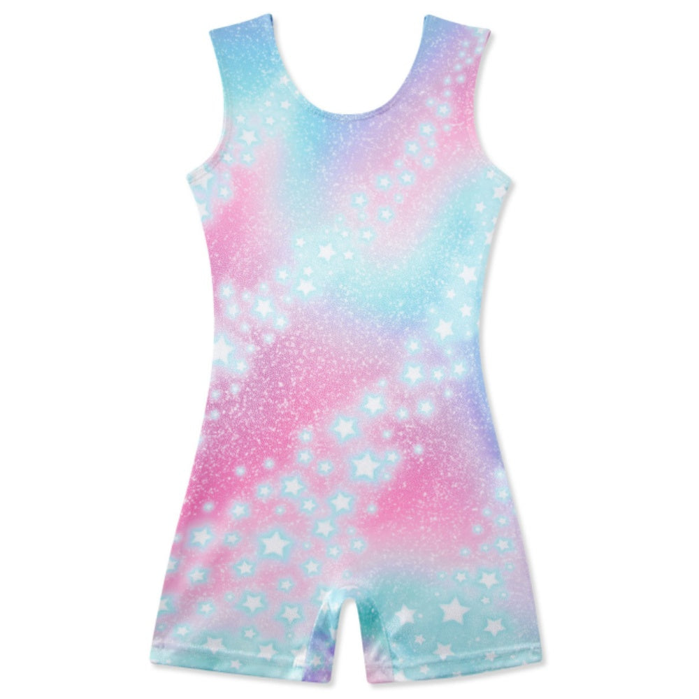 Aideaone Girls Gymnastics Leotards Toddler Unitard Biketard Clothes Cute Kid Dance Outfit 2-10T